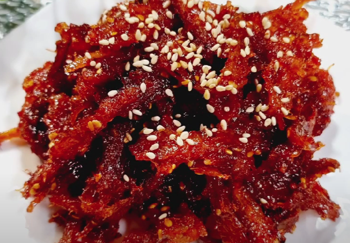 아귀채고추장볶음 아구채고추장볶음 400g 구운아귀채 구운아구채 아구포 아귀포 밑반찬