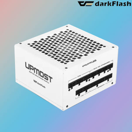 darkFlash UPMOST 850W 80PLUS GOLD FULL MODULAR 화이트 ATX 파워
