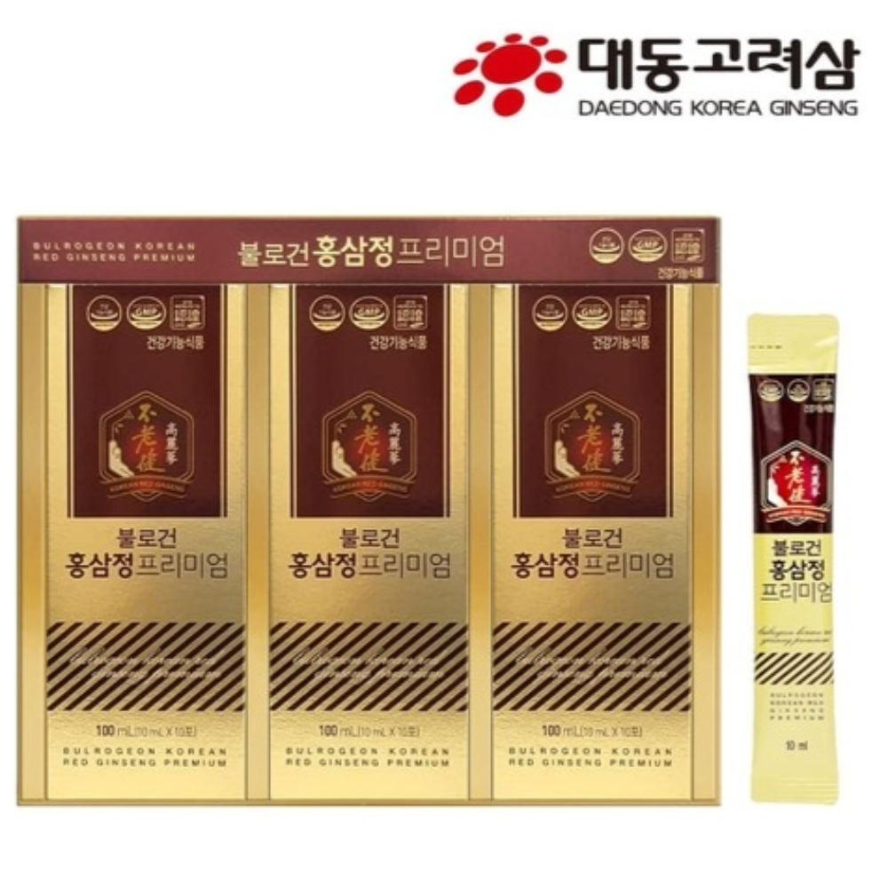 대동고려삼 홍삼정 프리미엄 10g x30포 6년근 홍삼 농축액 100% 진액 액기스 선물 제품 이미지