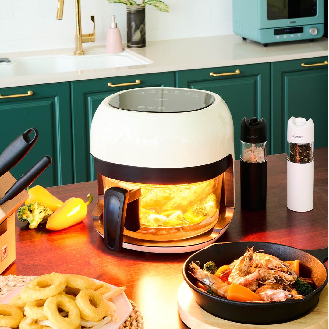 보만 저소음 원적외선 유리에어프라이어 4L AF41EG1I