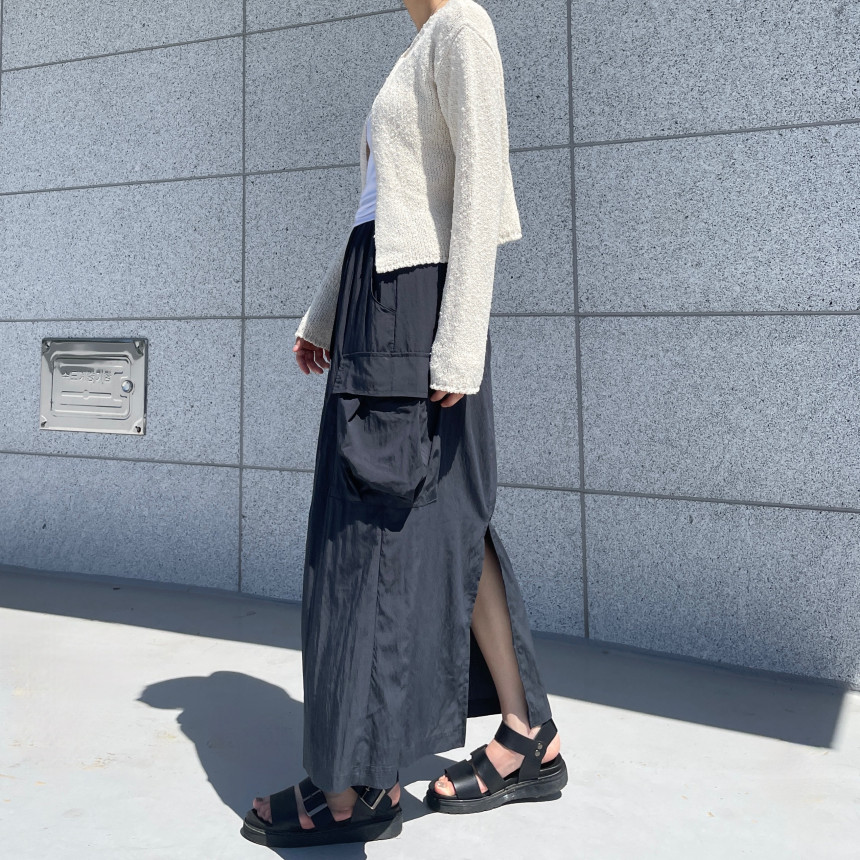 [마지막수량/당일발송] 부클 후크 가디건 (5 color) 여자 봄 여름 부드러운 루즈 박시 도톰 볼레로 블랙 핑크 뜨개 니트 상세 이미지 4