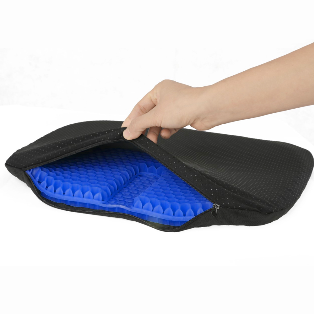 헤몬 1+1 쿨방석 시원한 여름 쿨링 젤리 실리콘 벌집 통풍 방석