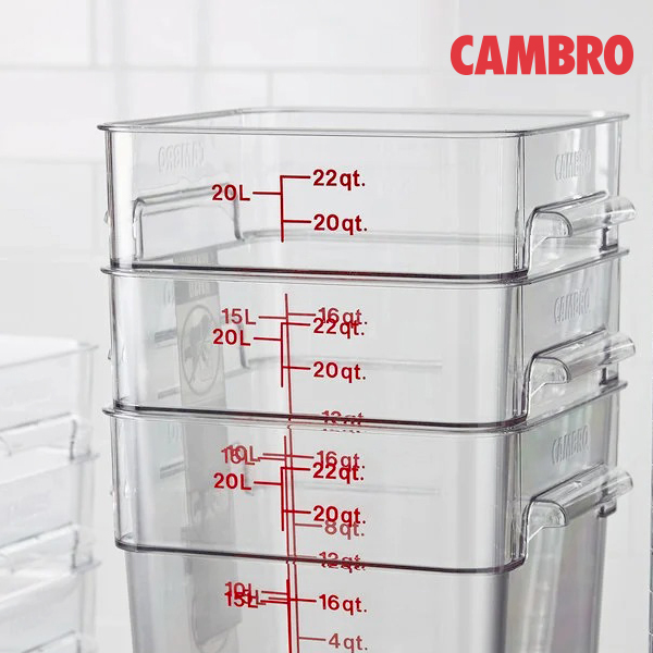 캠브로 사각저장용기 클래식 통 (20.8L) 22SFSCW - 상세 이미지 4