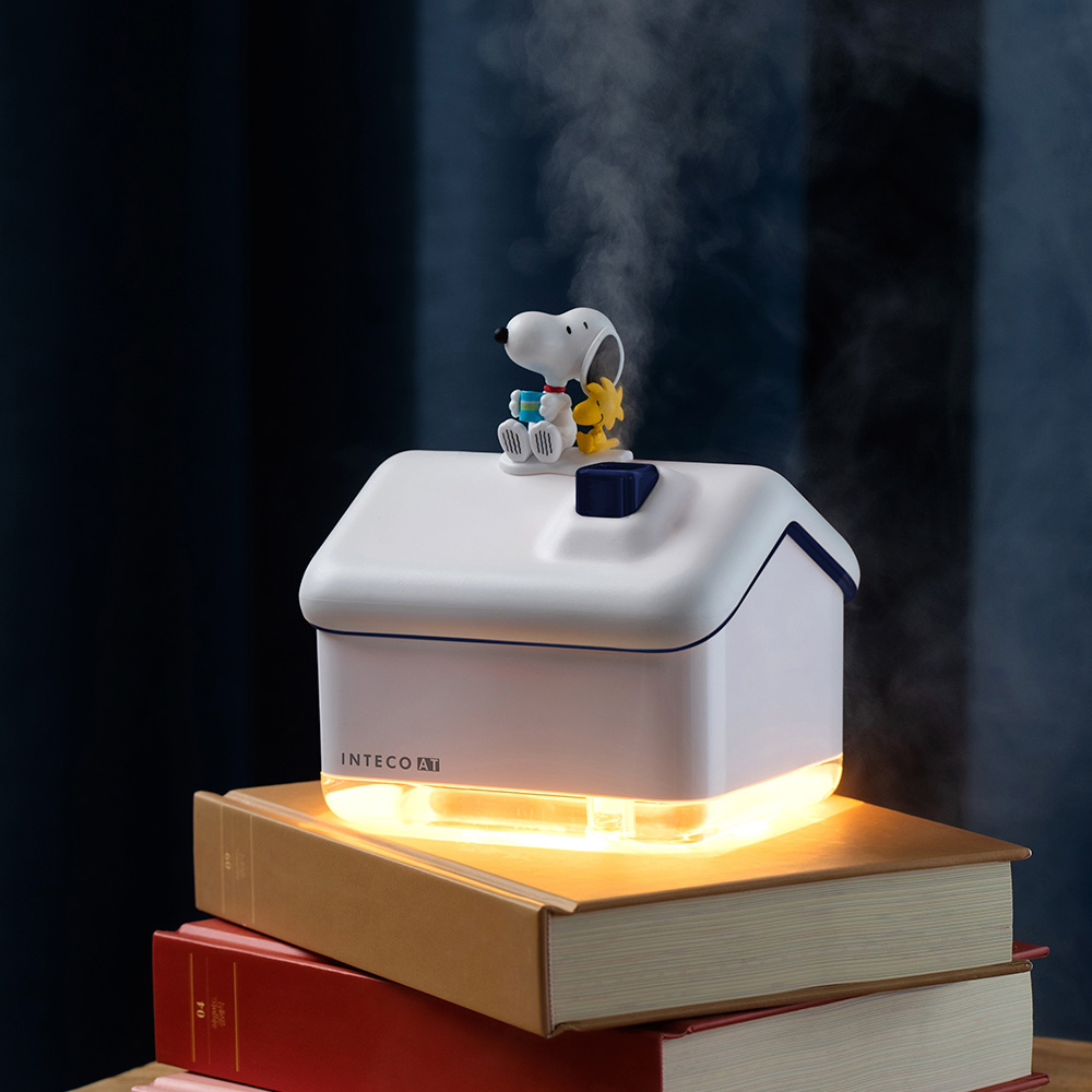 [보프렌즈] 스누피 스윗홈 무드등 초음파 가습기 미니 사무실 휴대용 탁상용 책상