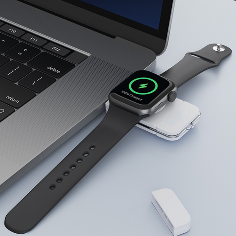 휴대용 애플워치11 충전기 애플워치SE3세대 울트라3 마그네틱 무선 USB 충전 - 상세 이미지 3