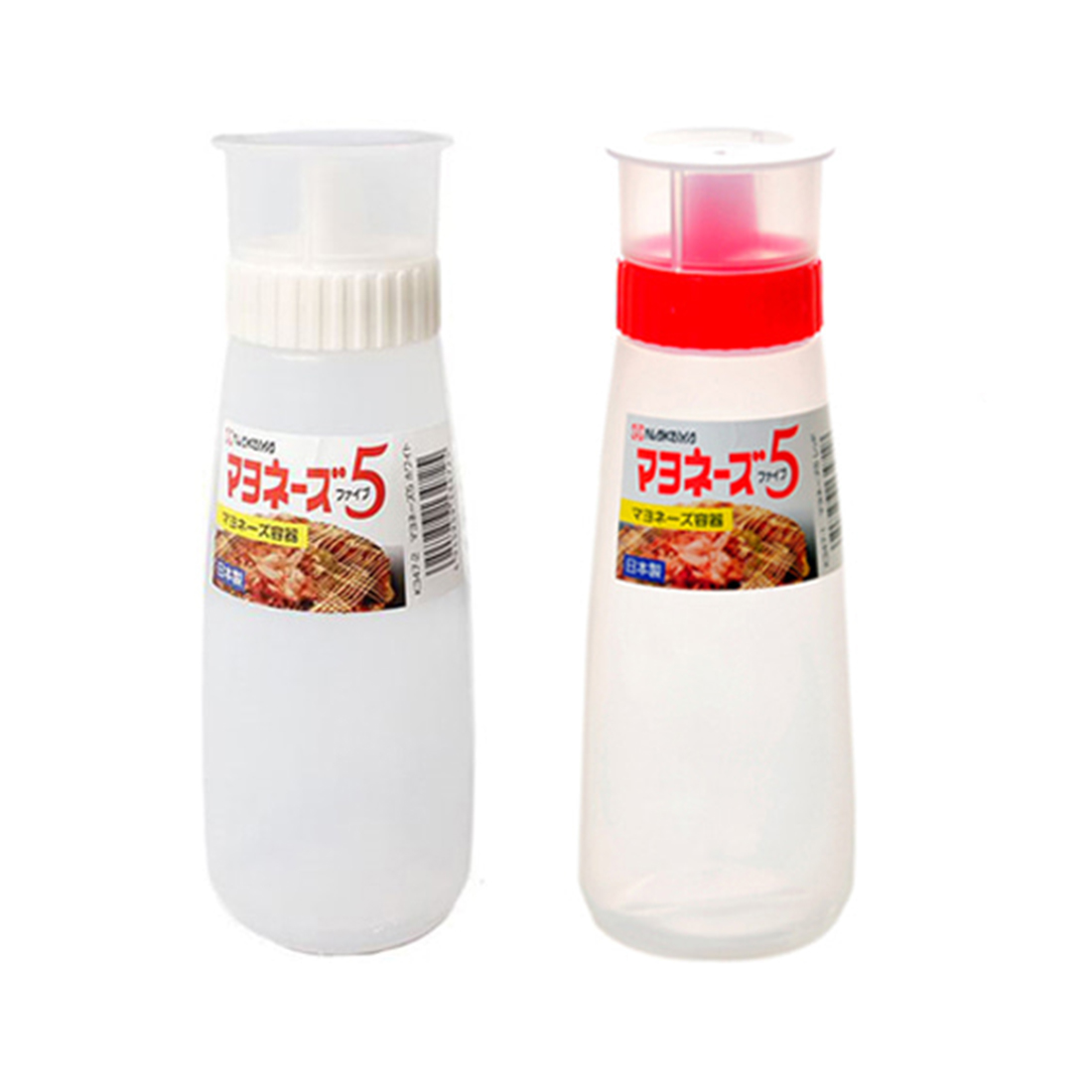 5구 마요네즈 케찹 소스통 일본 나카야 오일 양념통 드레싱 용기 5공 350ml 이미지 7