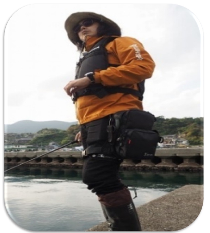 루어낚시 야마시타 에기왕 에깅 워킹 루어 허벅지 백 가방 블랙 - 상세 이미지 3