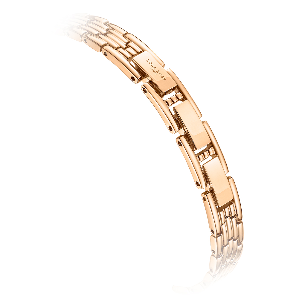 롤라로즈 Golden Halo 말라카이트 큐빅 로즈골드 여성시계 LR4171