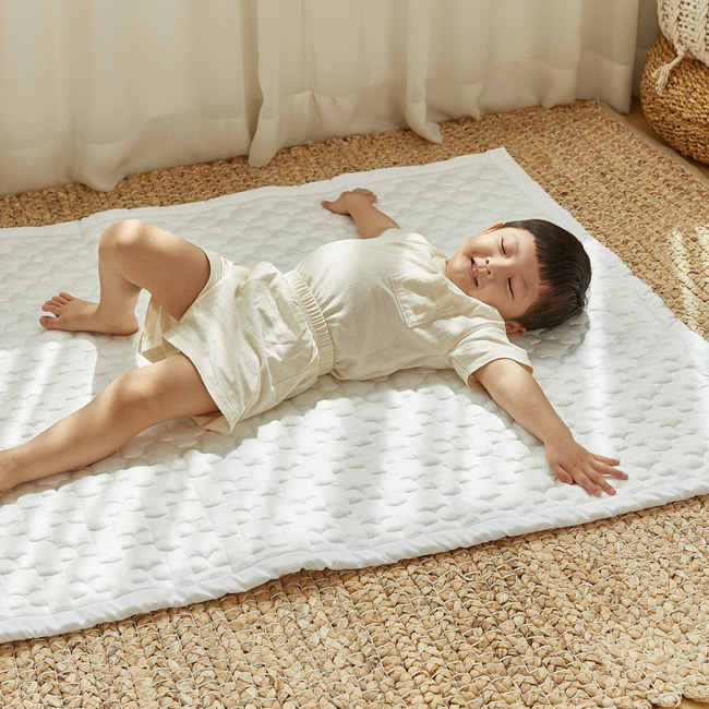 헬로하이주 샤벳쿨 아기쿨매트 냉감 침대패드 여름 낮잠패드 밴딩베개커버