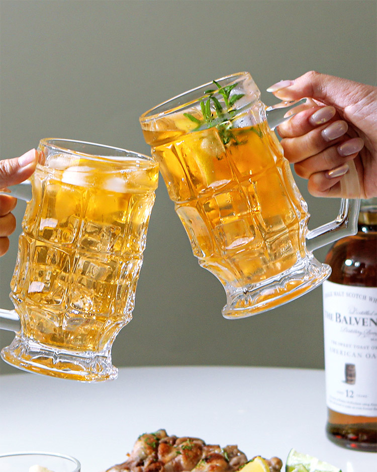 하이볼잔 산토리위스키잔 맥주잔 간빠이 양주잔 390ml