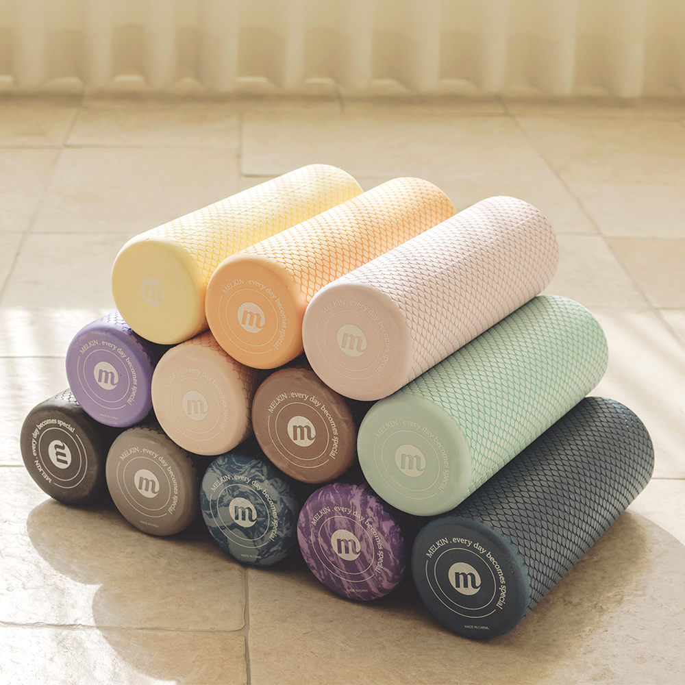 멜킨 EVA 폼롤러 30cm 미니 필라테스 요가 종아리 목 스트레칭 마사지 제품 이미지