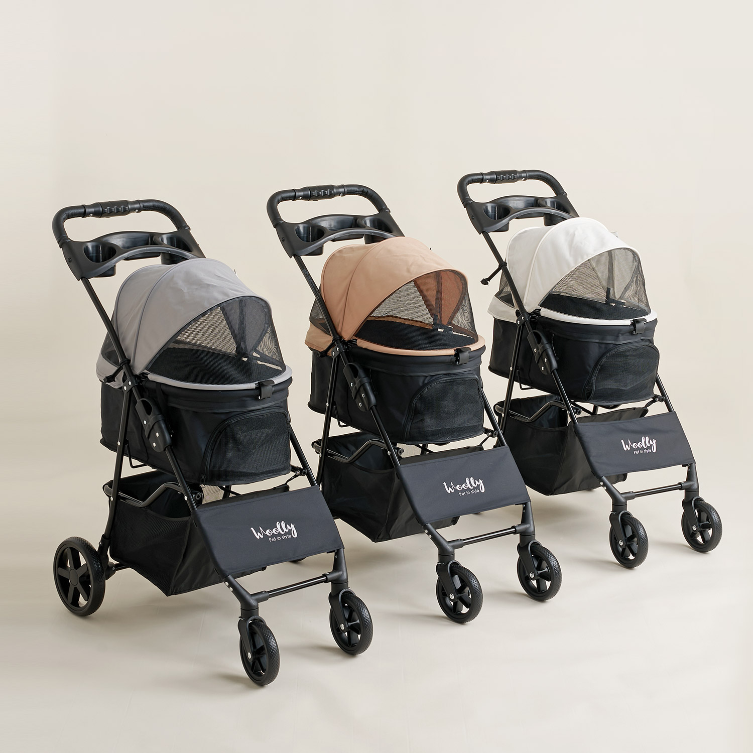 울리 이지 폴딩 강아지유모차 펫 쁘띠 개모차