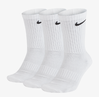 국내매장판 나이키 에브리데이 쿠션 크루 삭스 3켤레 SX7664-100