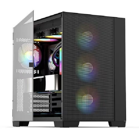 BRAVOTEC 트레저 X10 AERO (BLACK) 미들타워케이스