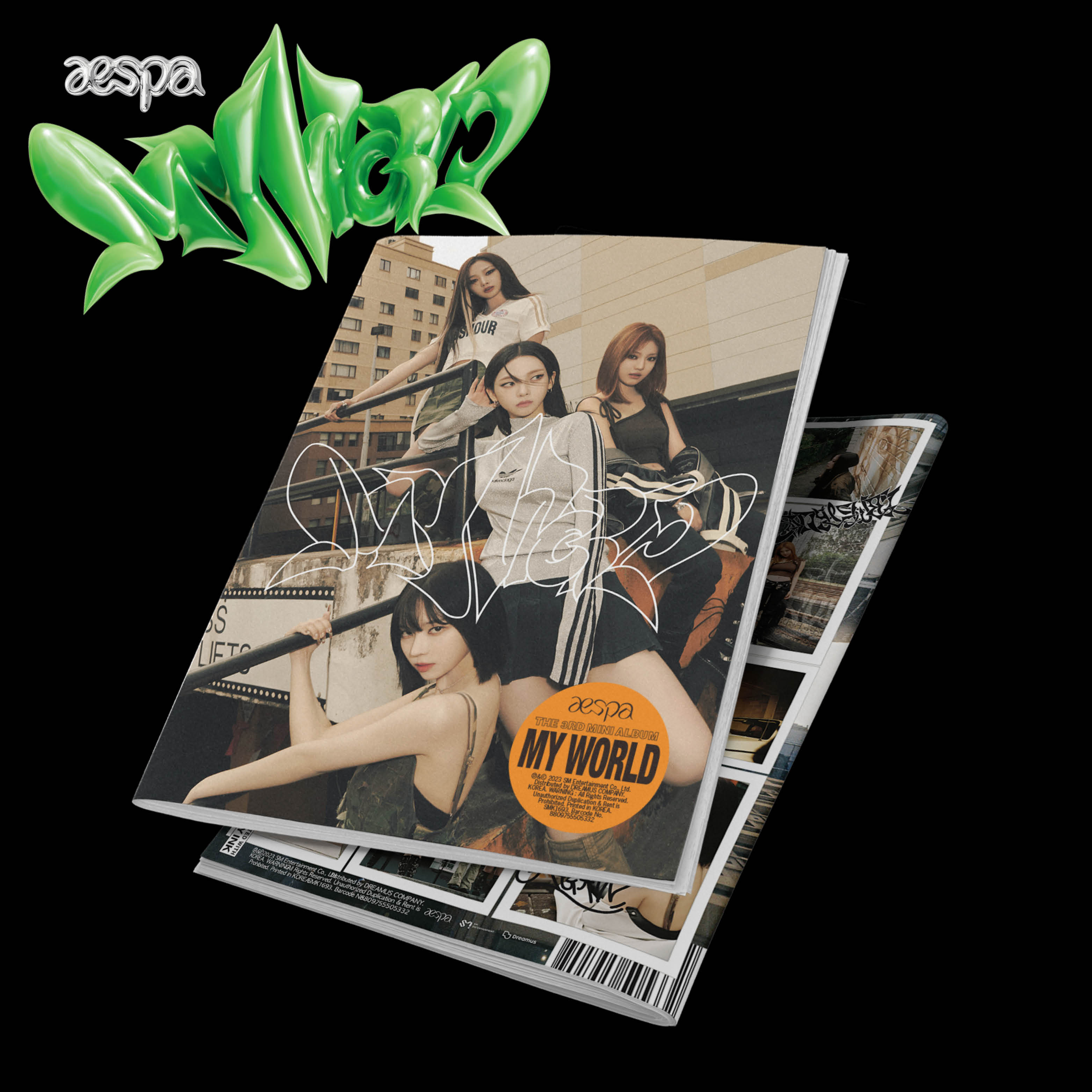 에스파 AESPA 앨범 마이월드 미니3집 MY WORLD Poster 버전 닝닝 - 상세 이미지 2