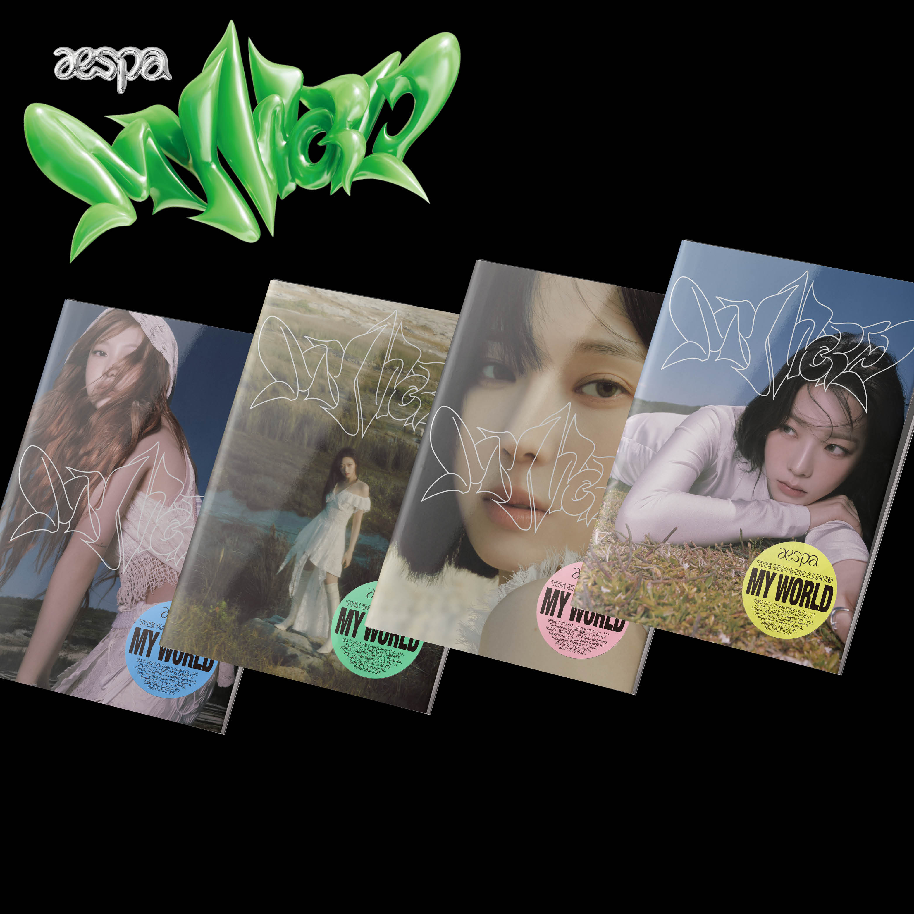 에스파 AESPA 앨범 마이월드 미니3집 MY WORLD Poster 버전 닝닝 - 상세 이미지 5