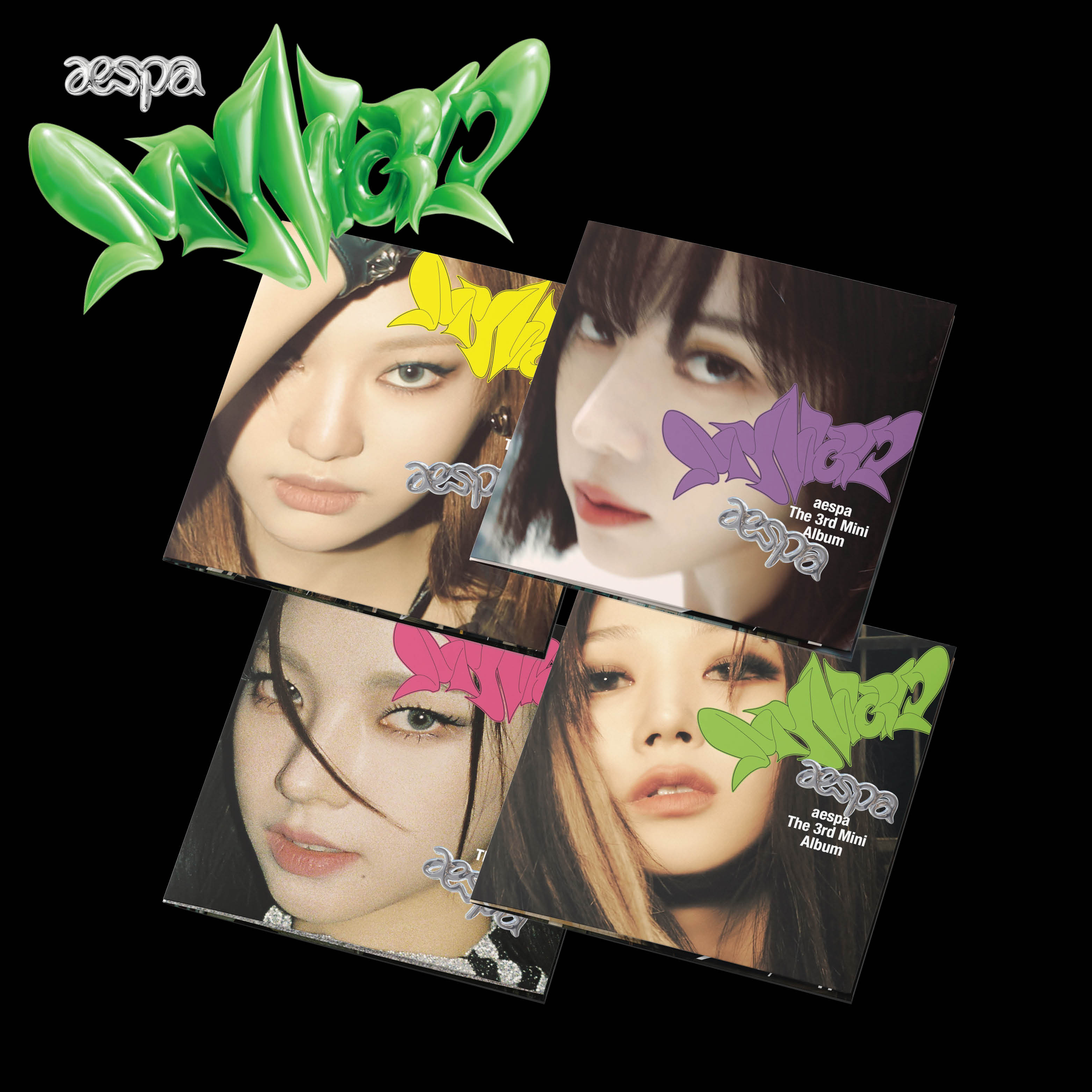 에스파 AESPA 앨범 마이월드 미니3집 MY WORLD Poster 버전 닝닝 - 상세 이미지 4