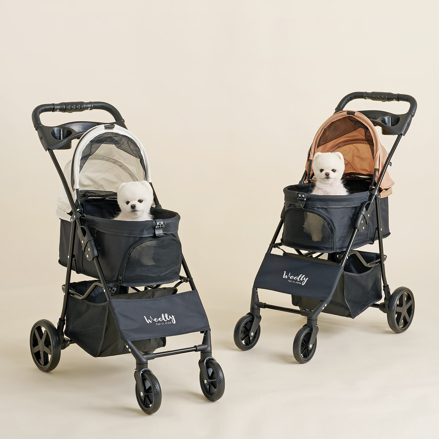 울리 이지 폴딩 강아지유모차 펫 쁘띠 개모차