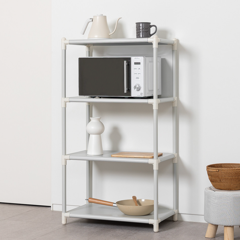 렌지대 전자렌지선반 수납장 밥솥 다이 밥솥장 거치대 3단