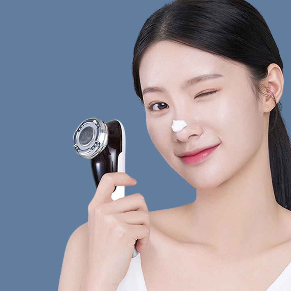 리버스 고주파마사지기 갈바닉 진동클렌저 피부 얼굴 바디 마사지기 AT-B300