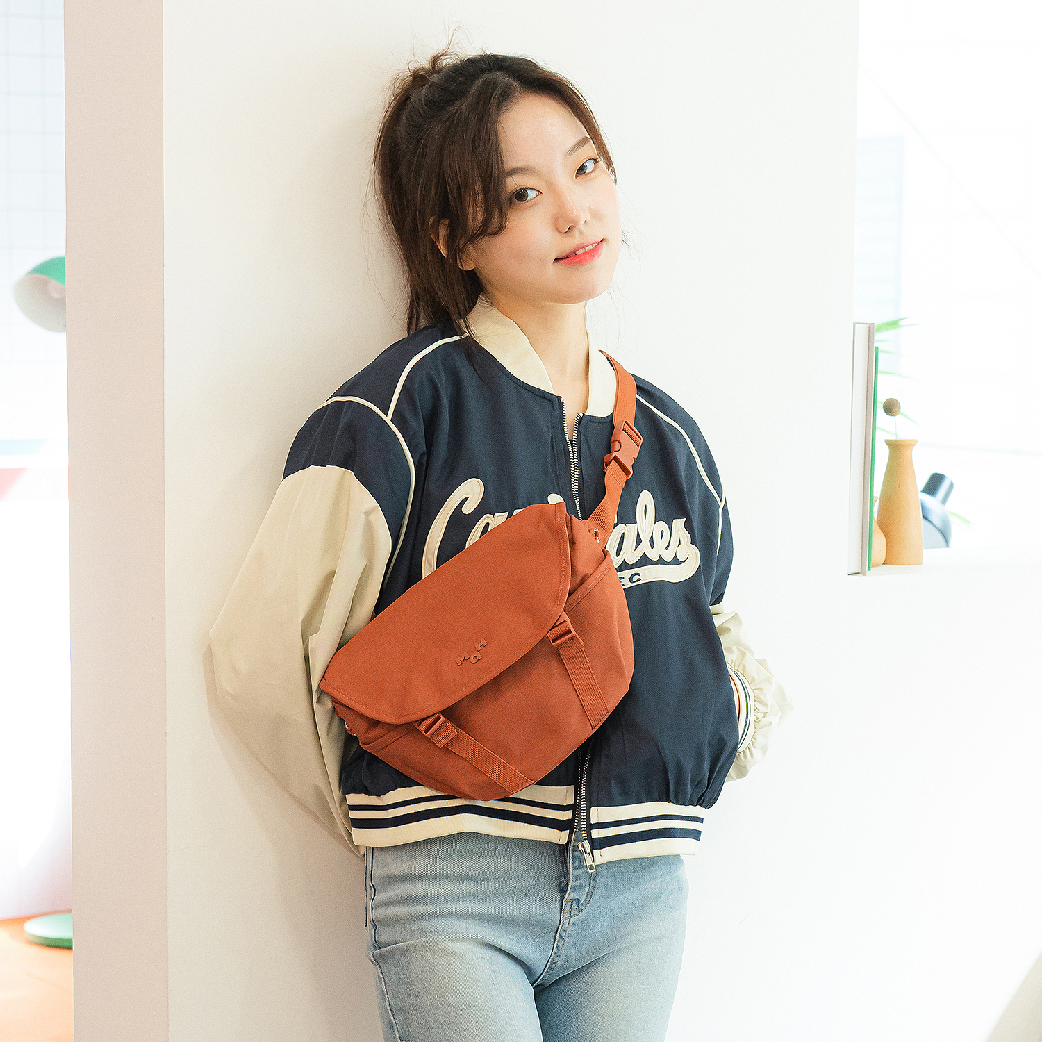 마흐 영투어 힙팩 브릭 남녀공용 데일리 가방 여행 캐주얼 미니가방 이미지 6