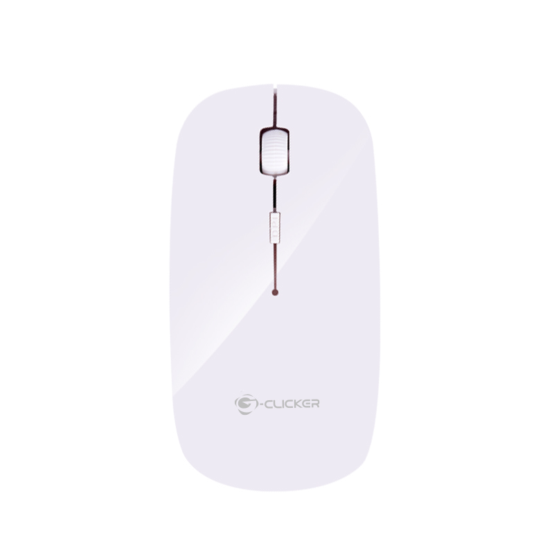 지클릭커 G-Clicker T20 무소음 무선마우스 (화이트)