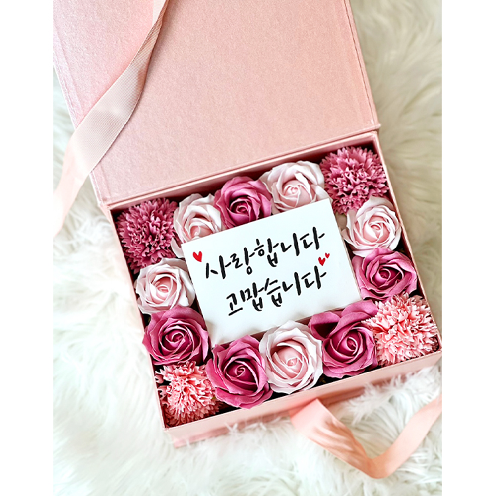 카네이션돈다발 돈 뽑는 선물 현금 상자 용돈 꽃 박스 - 상세 이미지 2