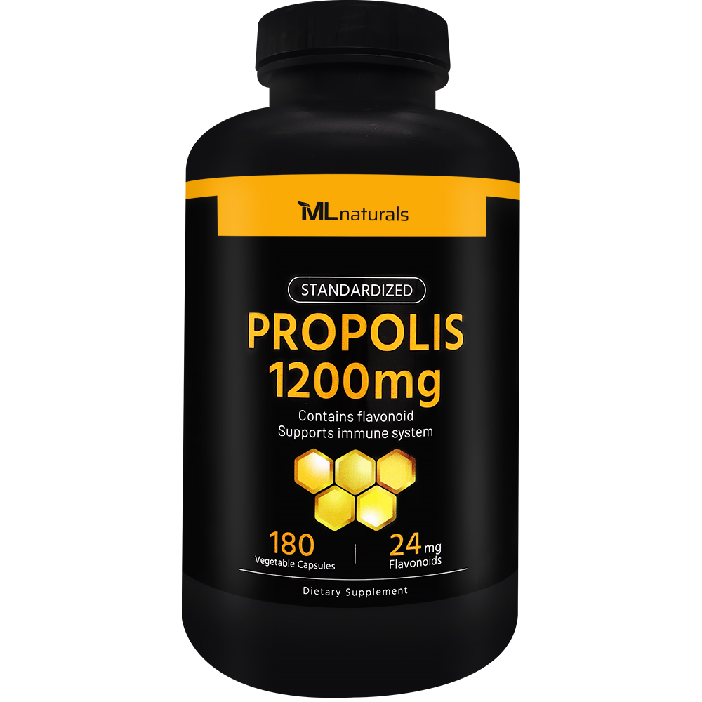마이라이프 내추럴스 스탠다드 프로폴리스 1200mg 알약 180캡슐, 1개 제품 이미지