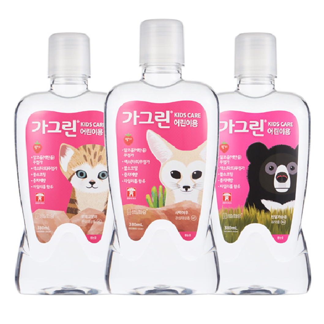 동아제약 어린이 가그린 딸기 380ml 아기 가글 - 상품 이미지