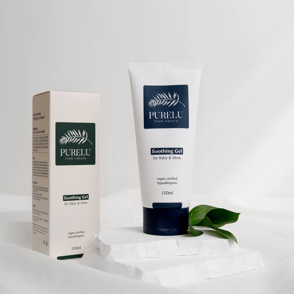 퓨어루 아기 수딩젤 비건 무향 저자극 아토 유아 로션 타입 신생아 수딩 150ml, 2개 - 상세 이미지 3