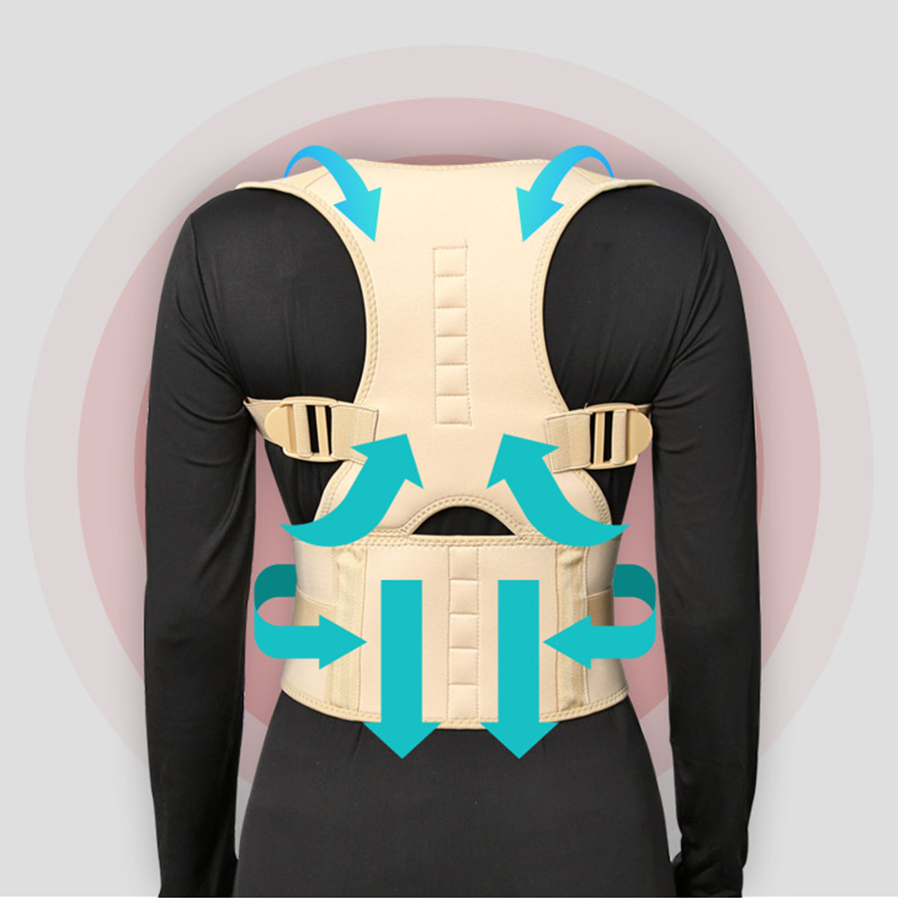 몸교정 비대칭 굽은 말린 어깨 등 허리 펴는 교정 밴드