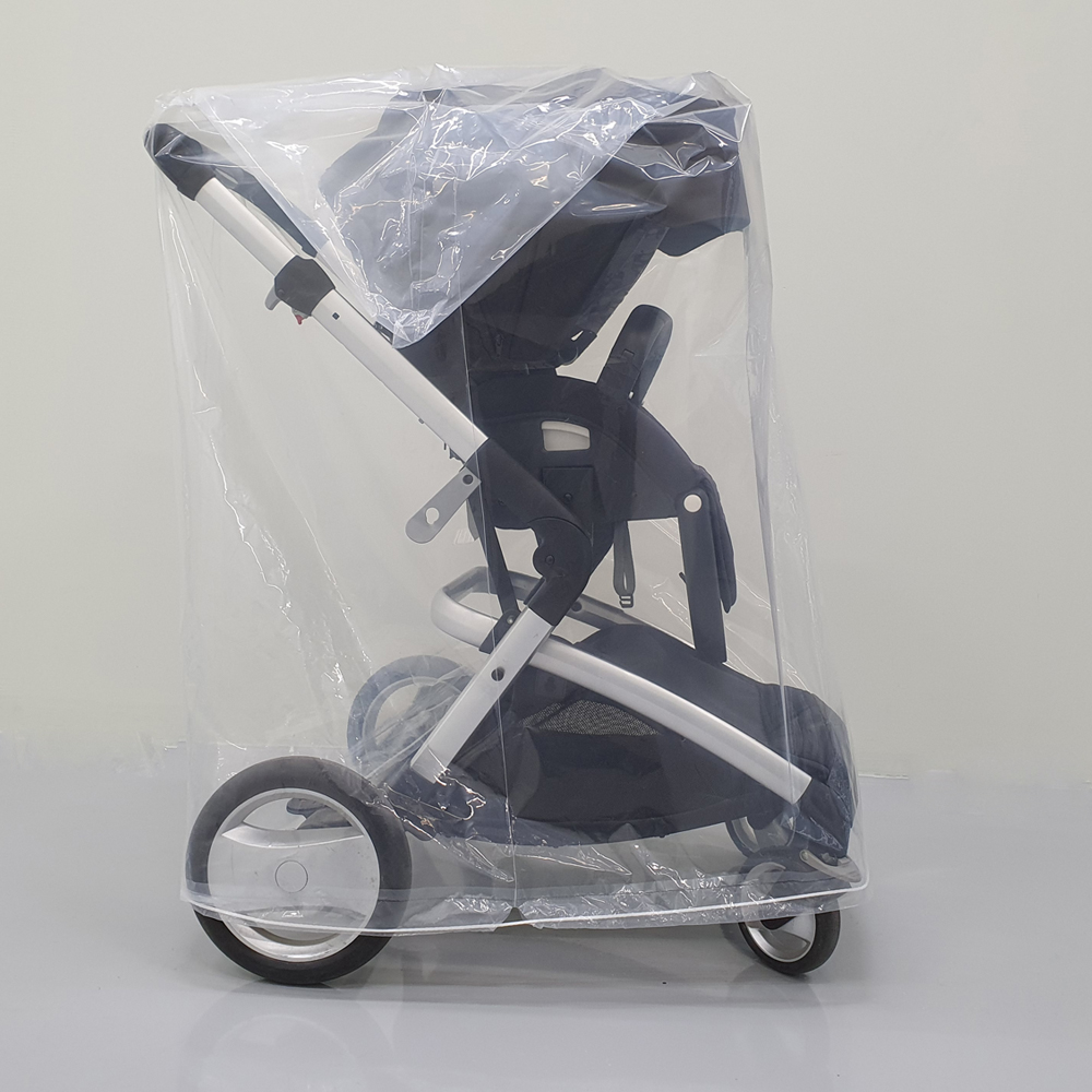 유모차 덮개 보관 커버 가리개 생활방수 먼지차단 비닐 덮개 끈다리 UC 120X130cm 3장