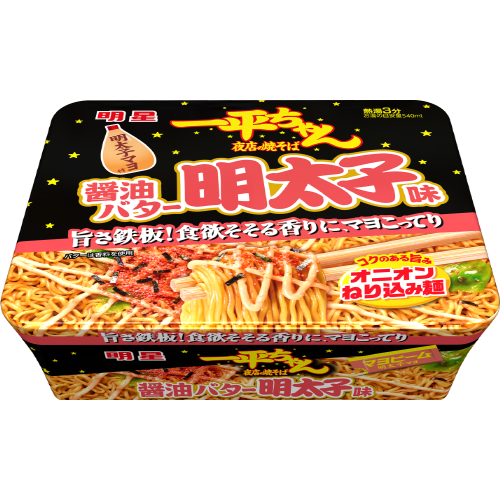 묘조 잇페이짱 야끼소바 일본 라멘 간장버터 명란젓 - 상품 이미지