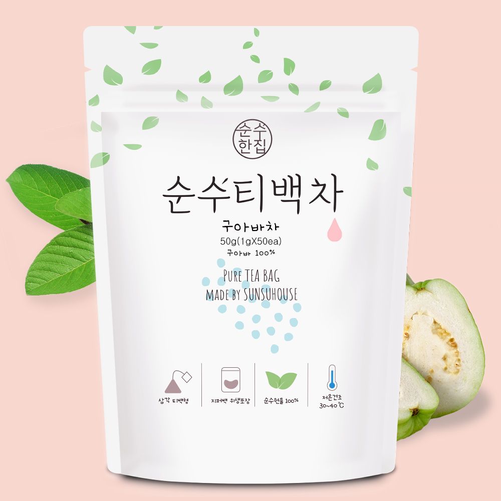 순수한집 구아바잎차 티백 50개입 - 상품 이미지