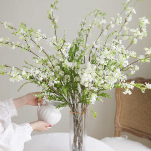 인조 설유화 조팝 싸리 생화같은 조화 꽃 대형 나뭇가지 인테리어 장식 실사용 후기 | 효과 있을까? - 상품 이미지 3