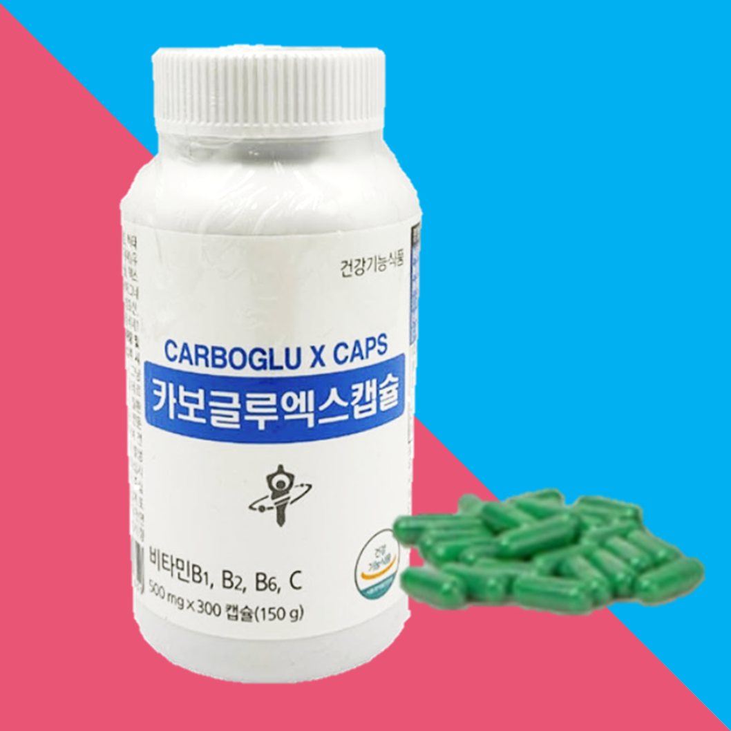 대한뉴팜 카보글루엑스 캡슐 캅셀 300 캡슐 흰강낭콩 추출물 함유 제품 이미지