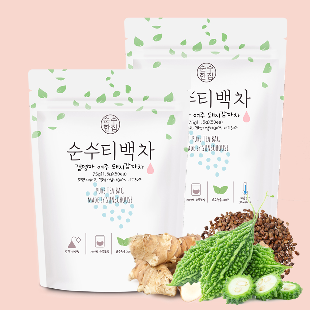 1+1 티백 50개입 결명자돼지감자여주차 - 메인 이미지