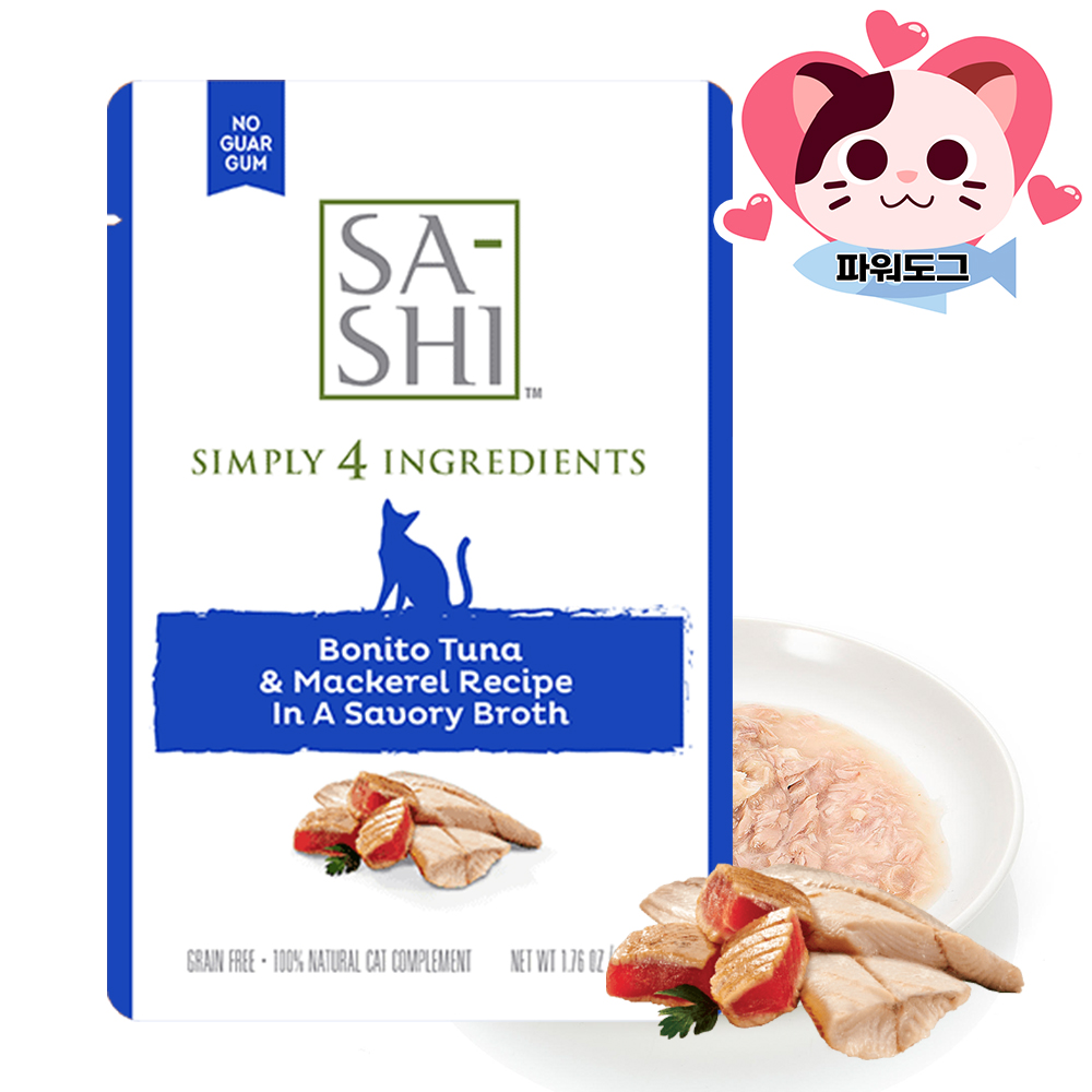 로우즈 사시 파우치 참치 도미 50g 고양이 습식 파우치 - 상세 이미지 2