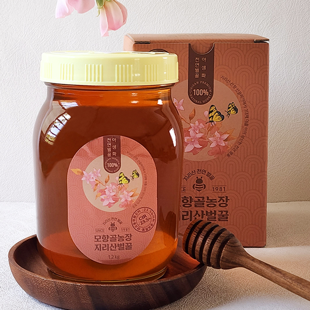지리산모향골 자연 벌꿀 야생화꿀 1.2kg - 상품 이미지