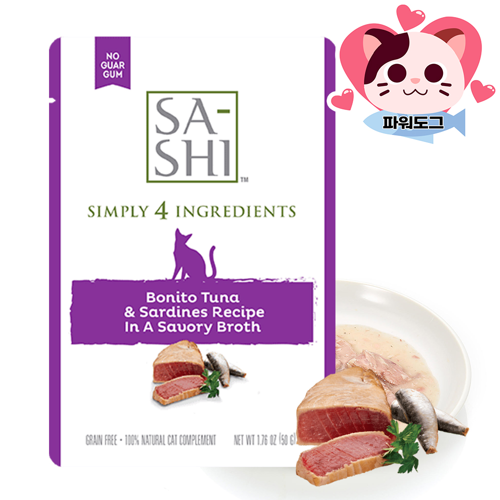 로우즈 사시 파우치 참치 도미 50g 고양이 습식 파우치 - 상세 이미지 3