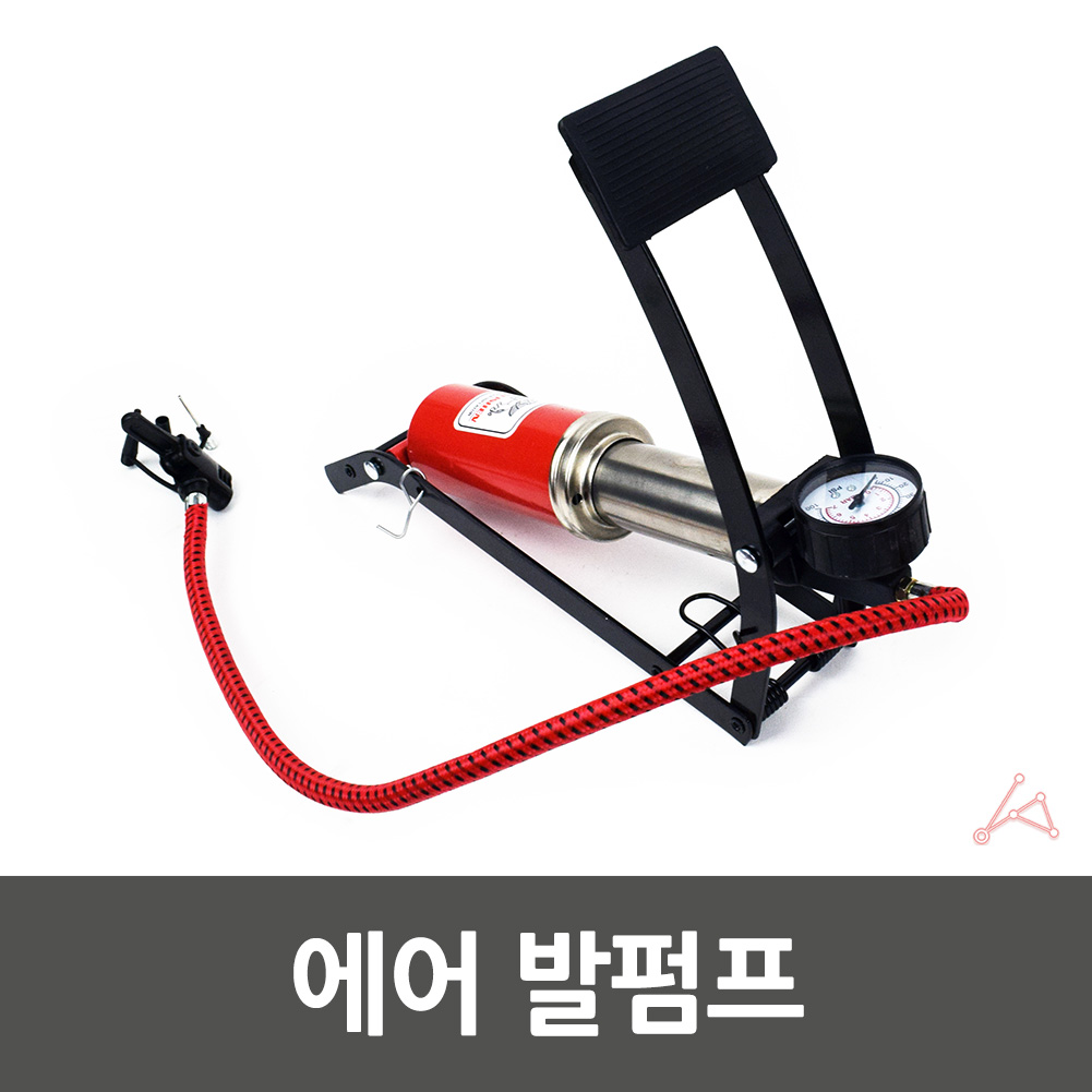 풋펌프 바람넣는기계 튜브 축구공 공 바람넣기 공기주입기 - 상세 이미지 3