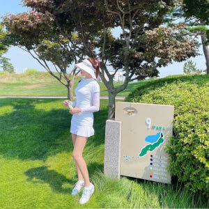 블카 여성 골프스타킹 30D 자외선차단 몸매보정 압박 유발 레깅스 고리형 운동러 솔직 후기 | 실사용 리뷰 - 상품 이미지 4