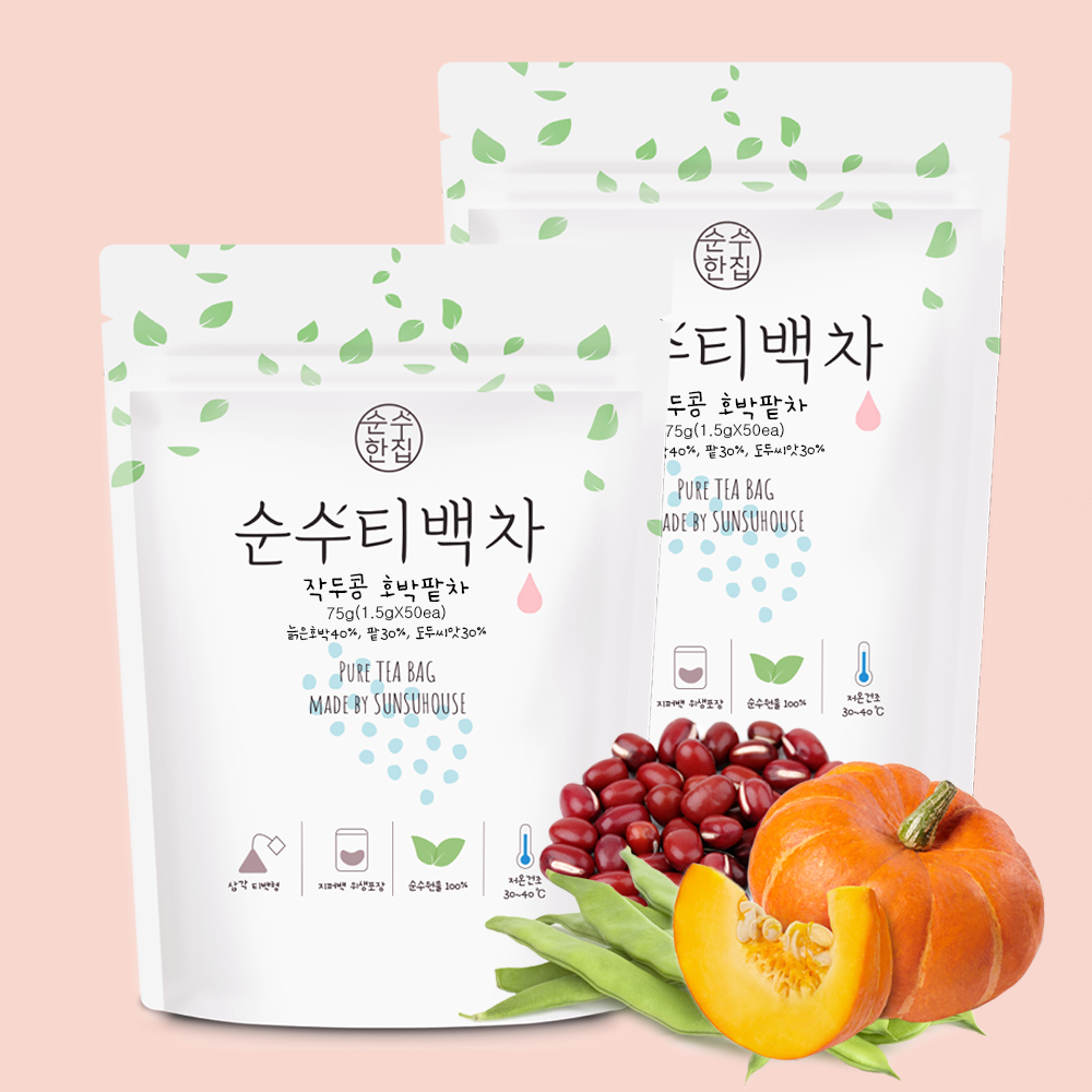 1+1 티백 50개입 작두콩호박팥차 - 상품 이미지