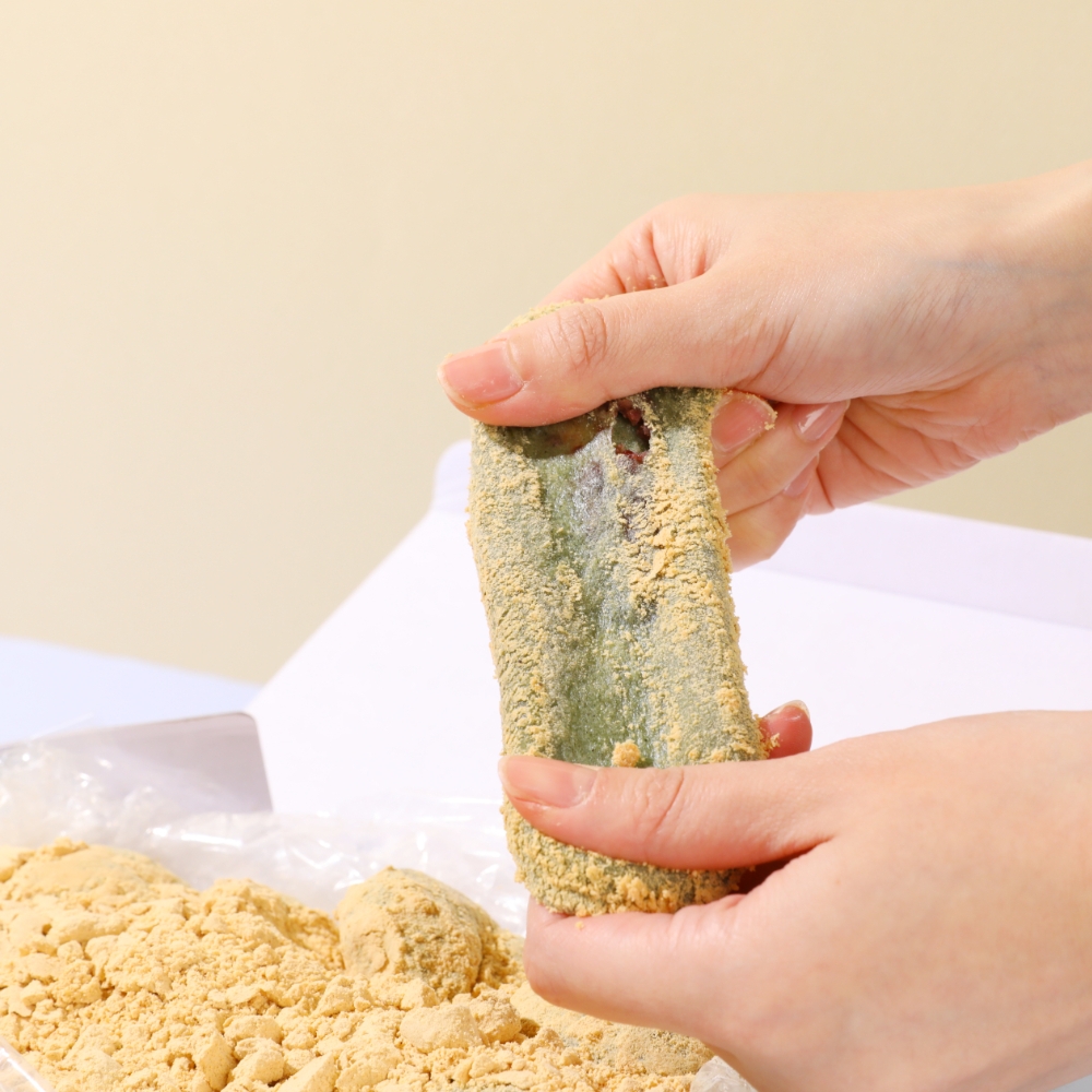 콩쑥개떡 1box 콩고물 팥쑥떡 떡주문 - 상세 이미지 5
