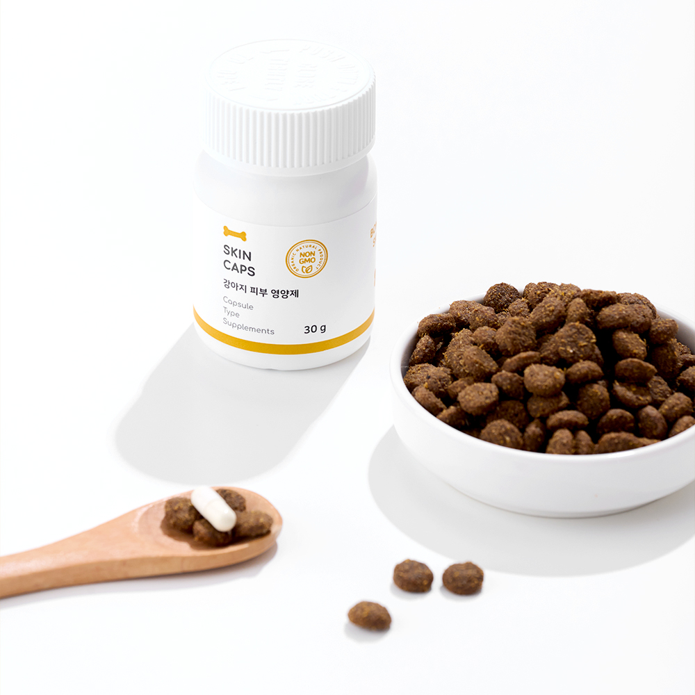 본아페티 스킨캡스 강아지 피부 모질 아토피 영양제 60캡슐, 1개 이미지 3