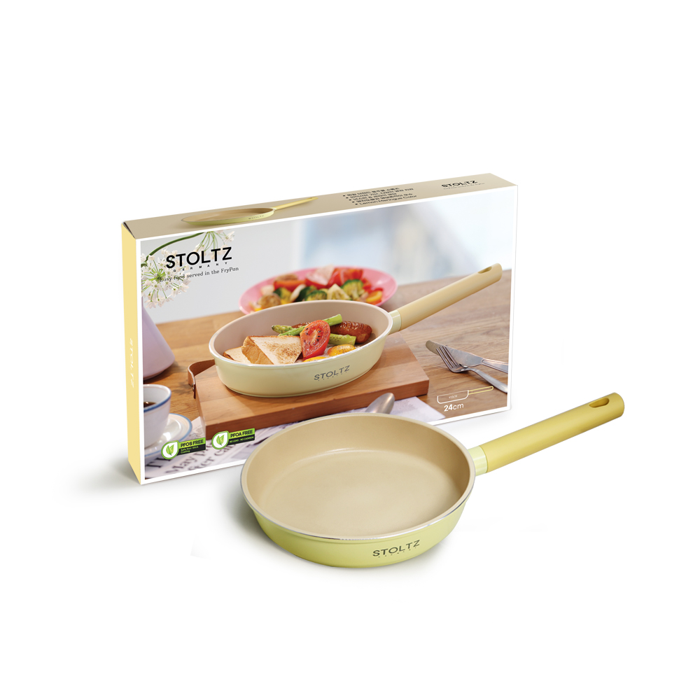 STOLTZ 슈톨츠 머랭 쿡웨어 IH 프라이팬 24cm 국내생산 통주물 인덕션 후라이팬 이미지 6