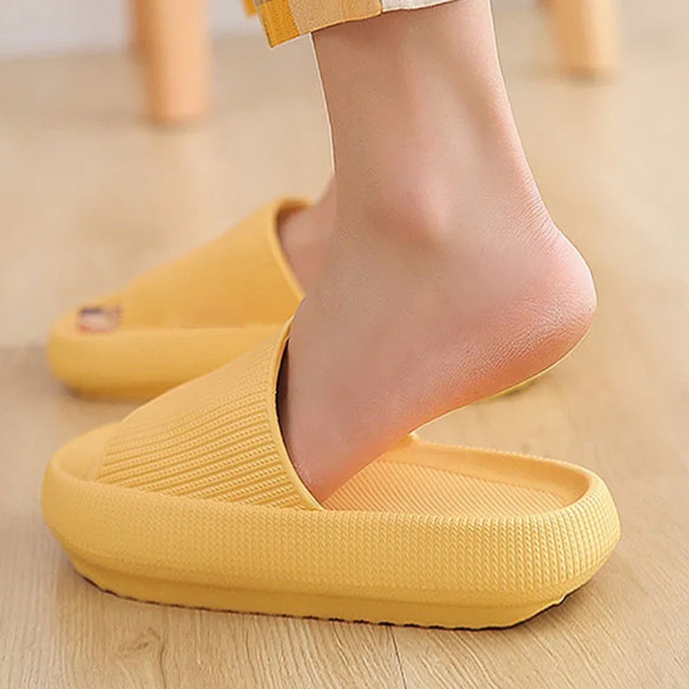 백세건강신발 구르미 충격흡수 쿠션 층간소음 슬리퍼 4켤레 세트 - 상세 이미지 3