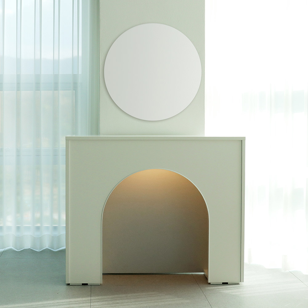 어반 벽난로 콘솔 화장대 600