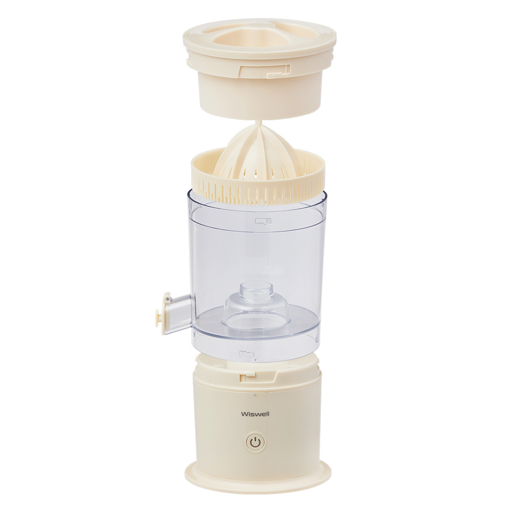 위즈웰 휴대용 착즙기 무선 스퀴져 레몬 오렌지 자몽 과일 쥬서기 과즙기 기계 스퀴저 생생