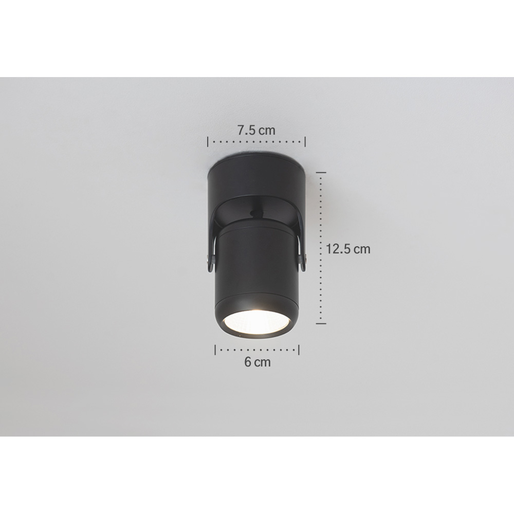 LED등 LED 직부등 에코 코이 75mm(3인치) COB 원형 5W 계단 복도 현관조명 - 상세 이미지 5